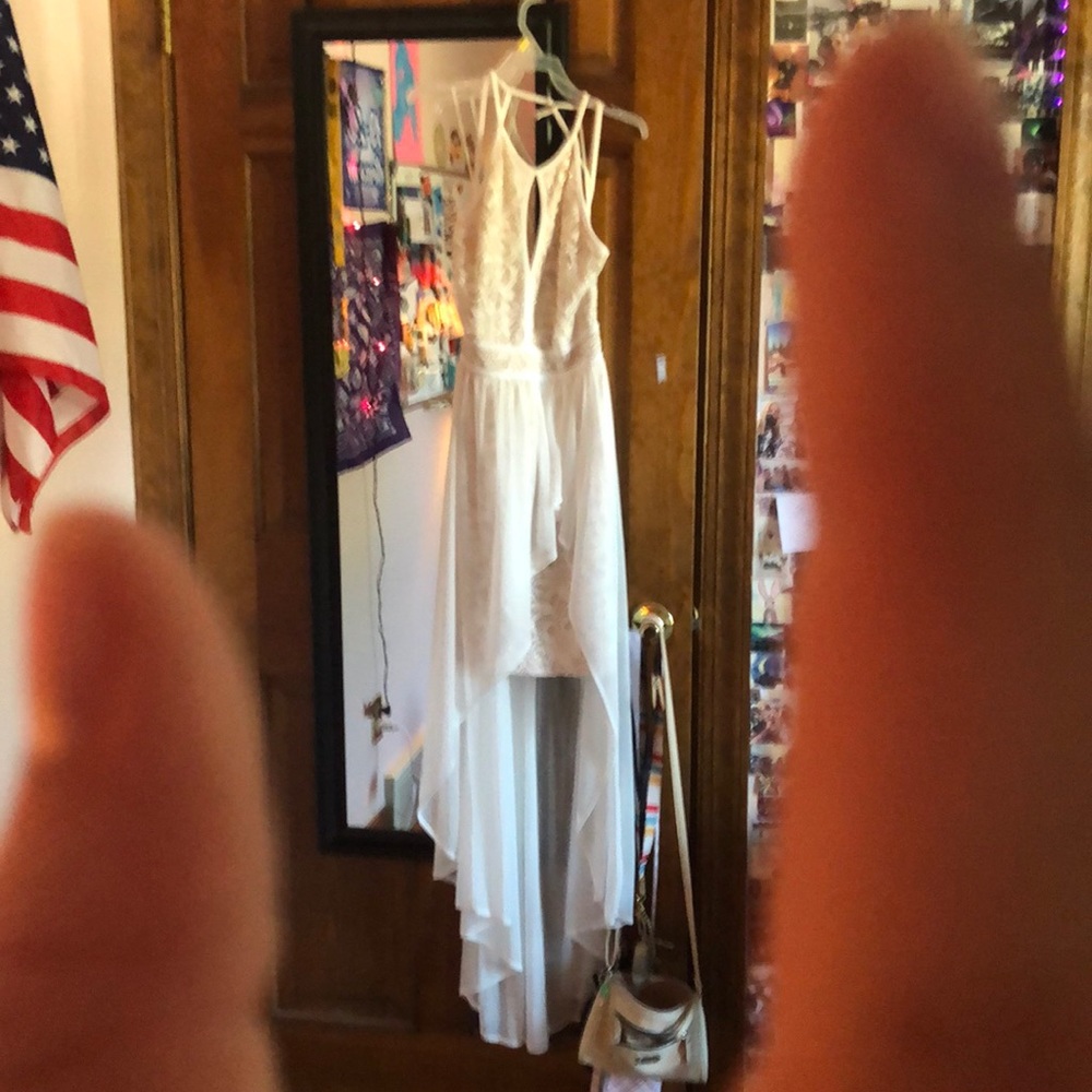 white dress